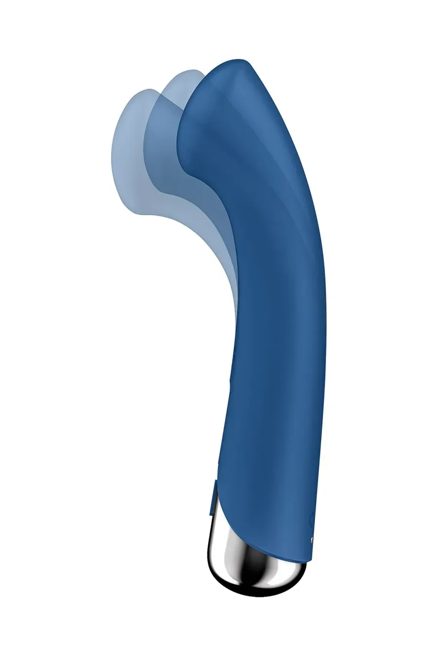вибратор для точки g с ротацией satisfyer spinning g-spot 1, силикон, синий, 16,8 см в Сочи