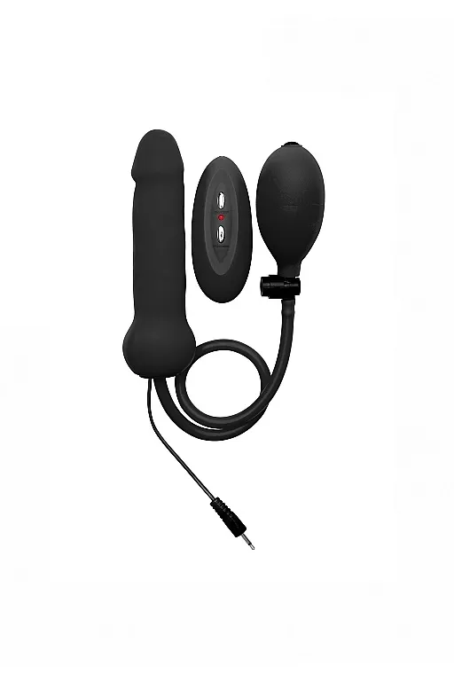 надувной вибрационный фаллоимитатор inflatable vibrating silicone dong в Сочи