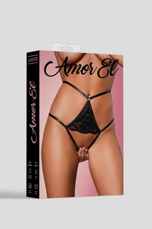 Эротическое откровенные трусики с доступом m black в Сочи