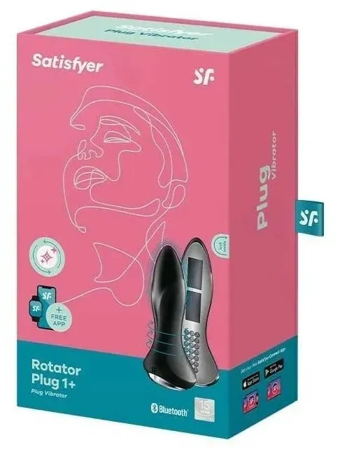 анальная пробка с вибрацией satisfyer rotator plug 1+ black 003153sa в Сочи