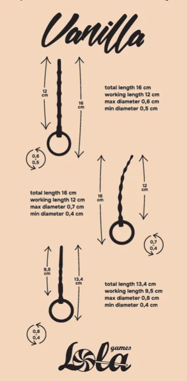 набор уретральных массажеров vanilla twist 1175-01lola в Сочи