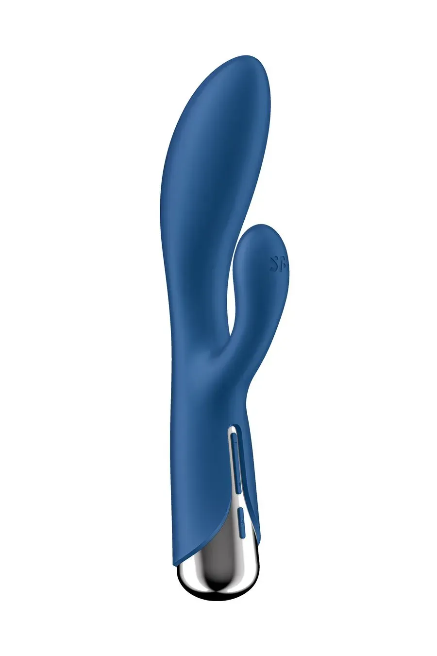 вибратор-кролик с ротацией satisfyer spinning rabbit 1, силикон, синий, 20,5 см в Сочи