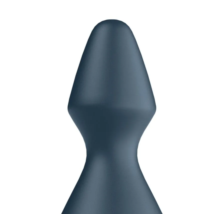 пробка анальная с вибрацией satisfyer lolli plug 1, серая в Сочи