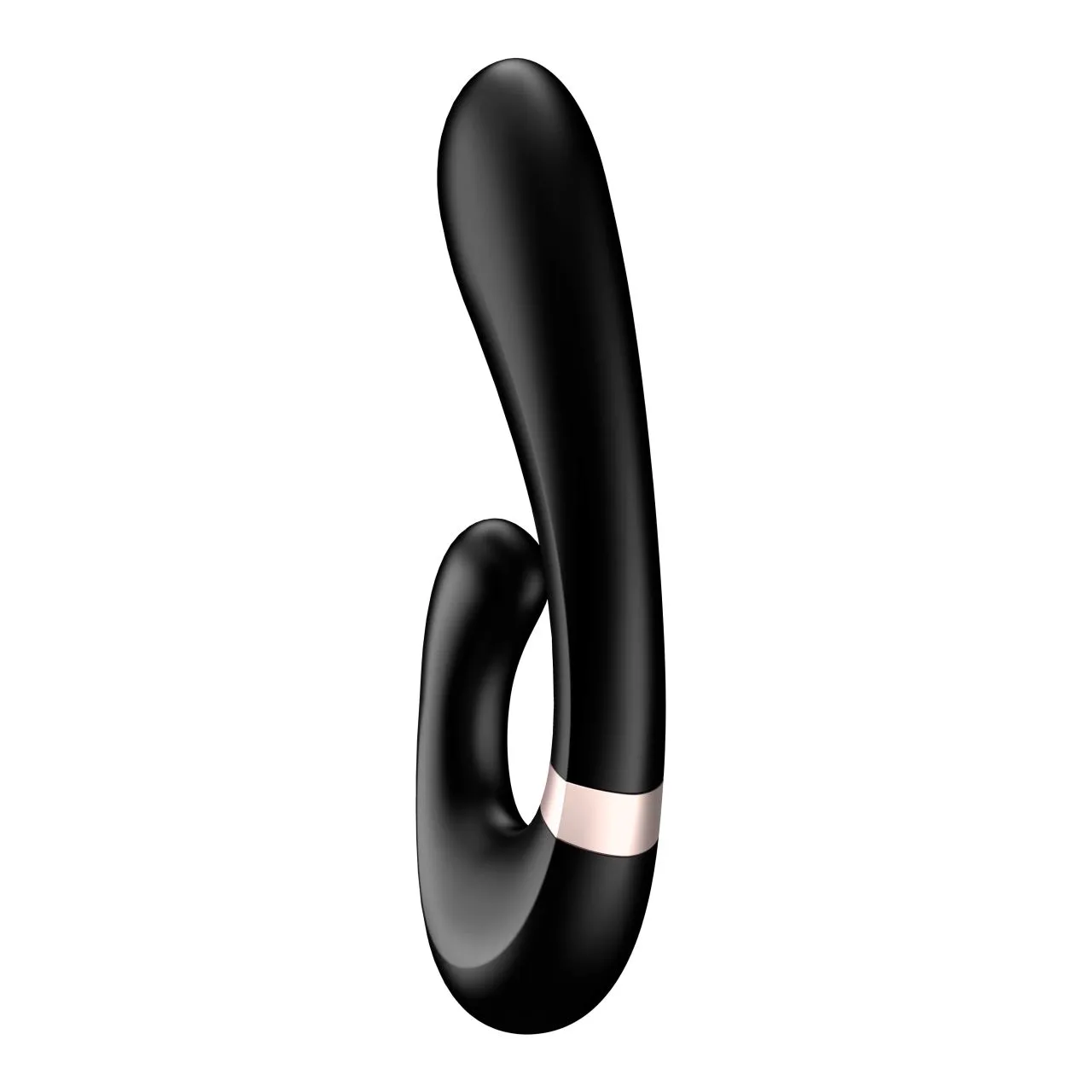 вибратор-кролик heat wave с функцией нагрева (черный) в Сочи