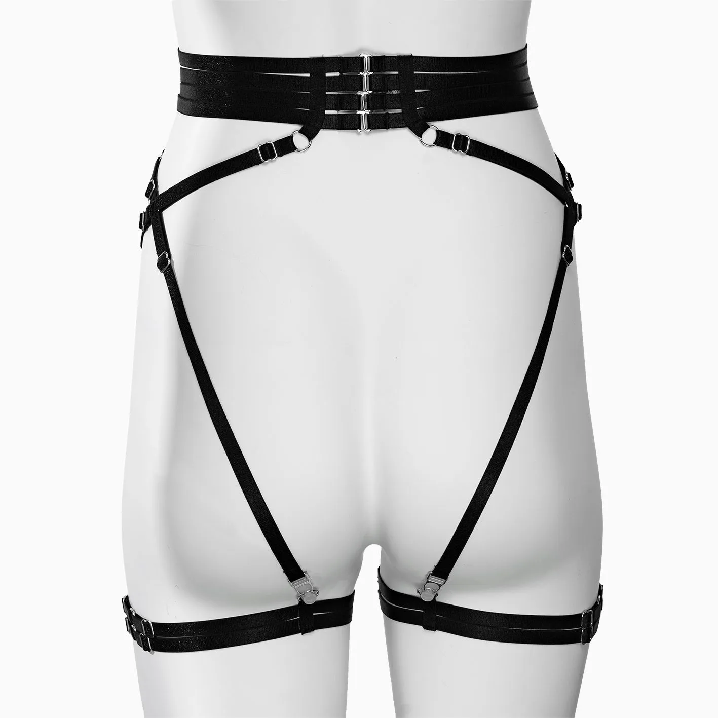 портупея pinkrabbit bandage elastic, чёрный в Сочи