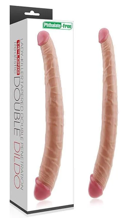 фаллоимитатор двойной lovetoy lady-killer double dildo, телесный в Сочи