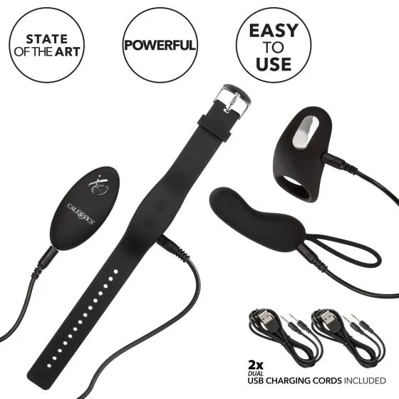 перезаряжаемый набор для двоих на дистанционном управлении silicone remote foreplay set в Сочи