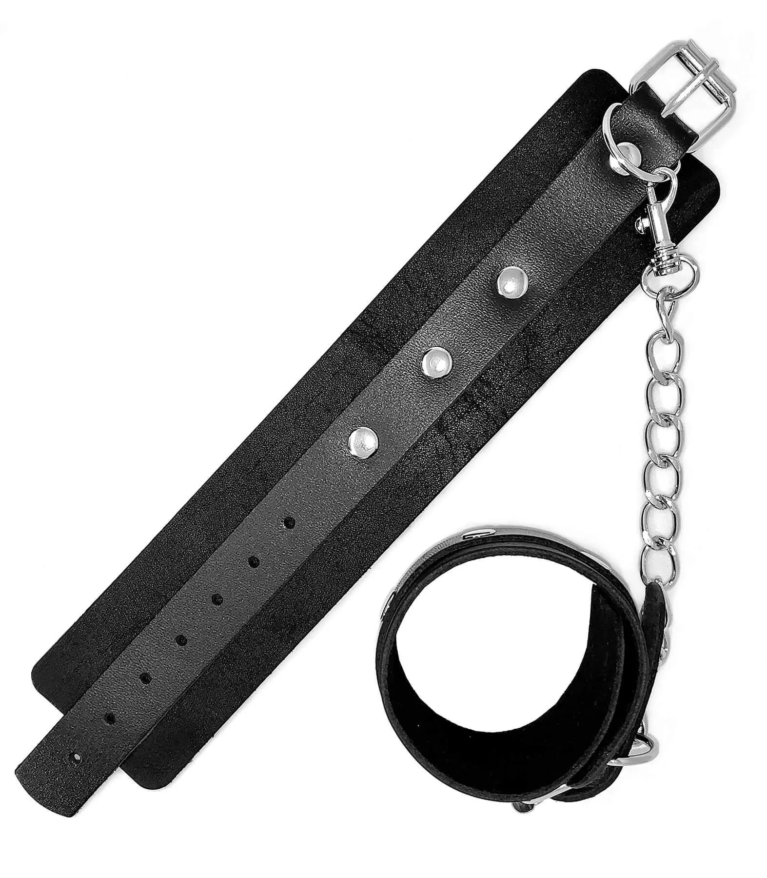 наручники декоративные с клёпками i sexy жесткое подчинение s, черные в Сочи