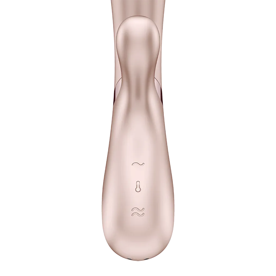 вибромассажер с подогревом и приложением satisfyer hot lover, бежевый в Сочи