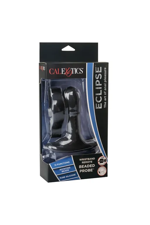 перезарежаемый анальный стимулятор beaded probe с функцией "ротации" и управлением с браслета в Сочи