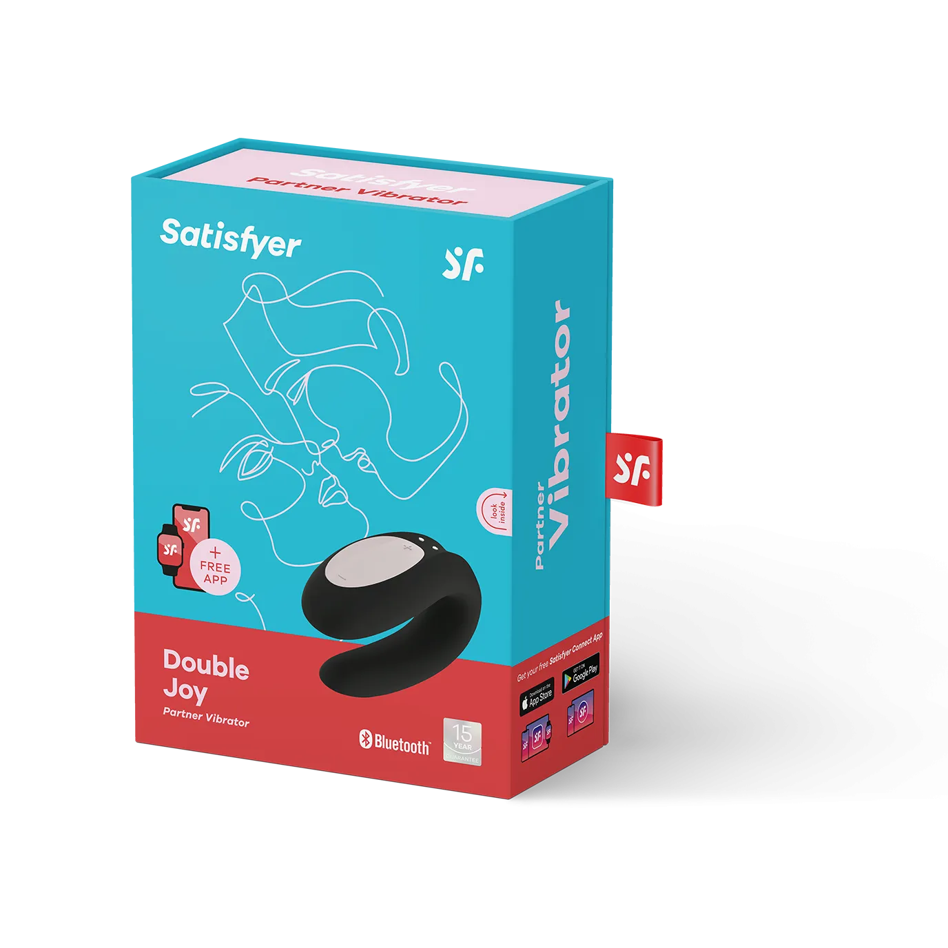 вибромассажер для пары satisfyer double joy black 002392sa в Сочи