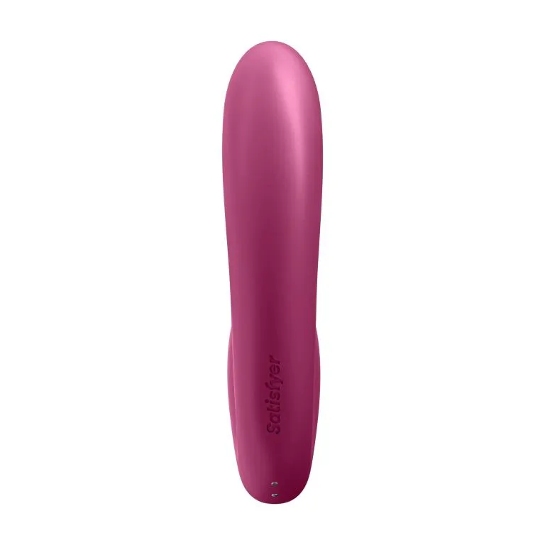вибратор с вакуумным стимулятором satisfyer sunray с фиксацией формы (ягодный) в Сочи