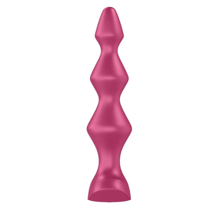 пробка анальная с вибрацией satisfyer lolli plug 1, красная в Сочи