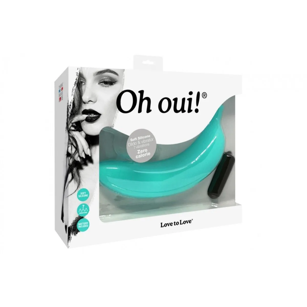 вибратор love to love oh oui banana, бирюзовый в Сочи