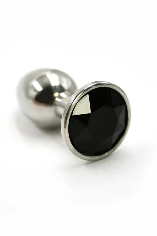 анальная пробка "medium" из аллюминия black в Сочи