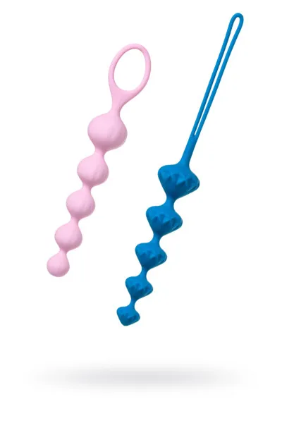 набор из 2 цепочек satisfyer beads colored 000862sa в Сочи
