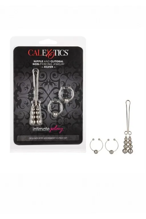 Набор зажимов (украшений) для сосков и половых губ Nipple and Clitoral Non-Piercing Body Jewelry