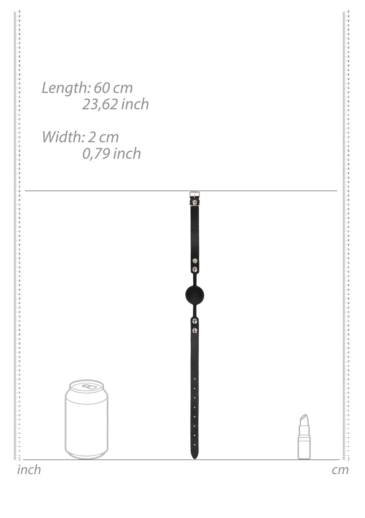 кляп из силикона с регулируемыми кожаными ремешками ouch! в Сочи