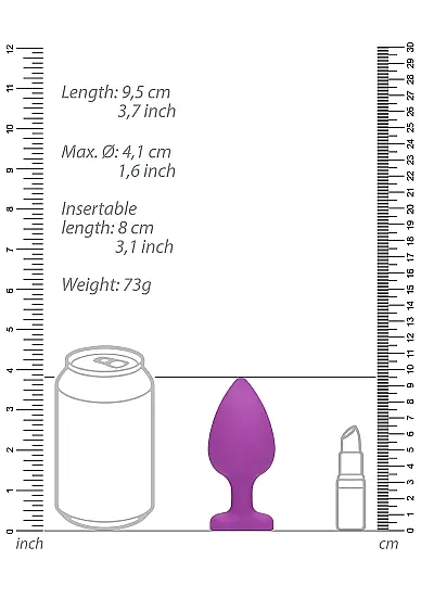 анальная пробка extra large diamond heart butt plug в Сочи