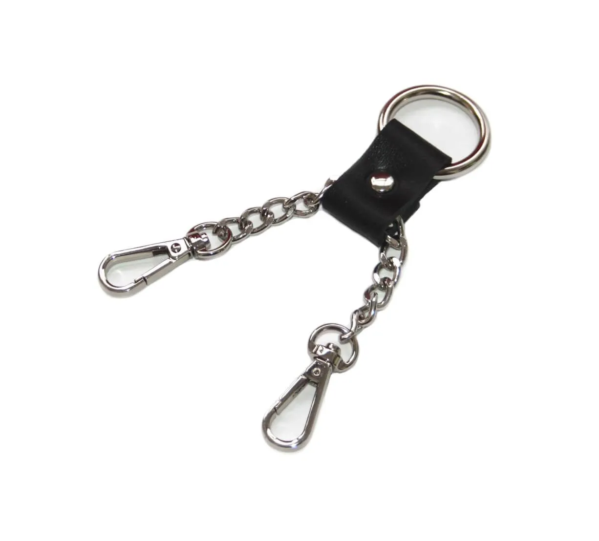 Стяжка на кольце PinkRabbit с цепочкой, 2 карабина