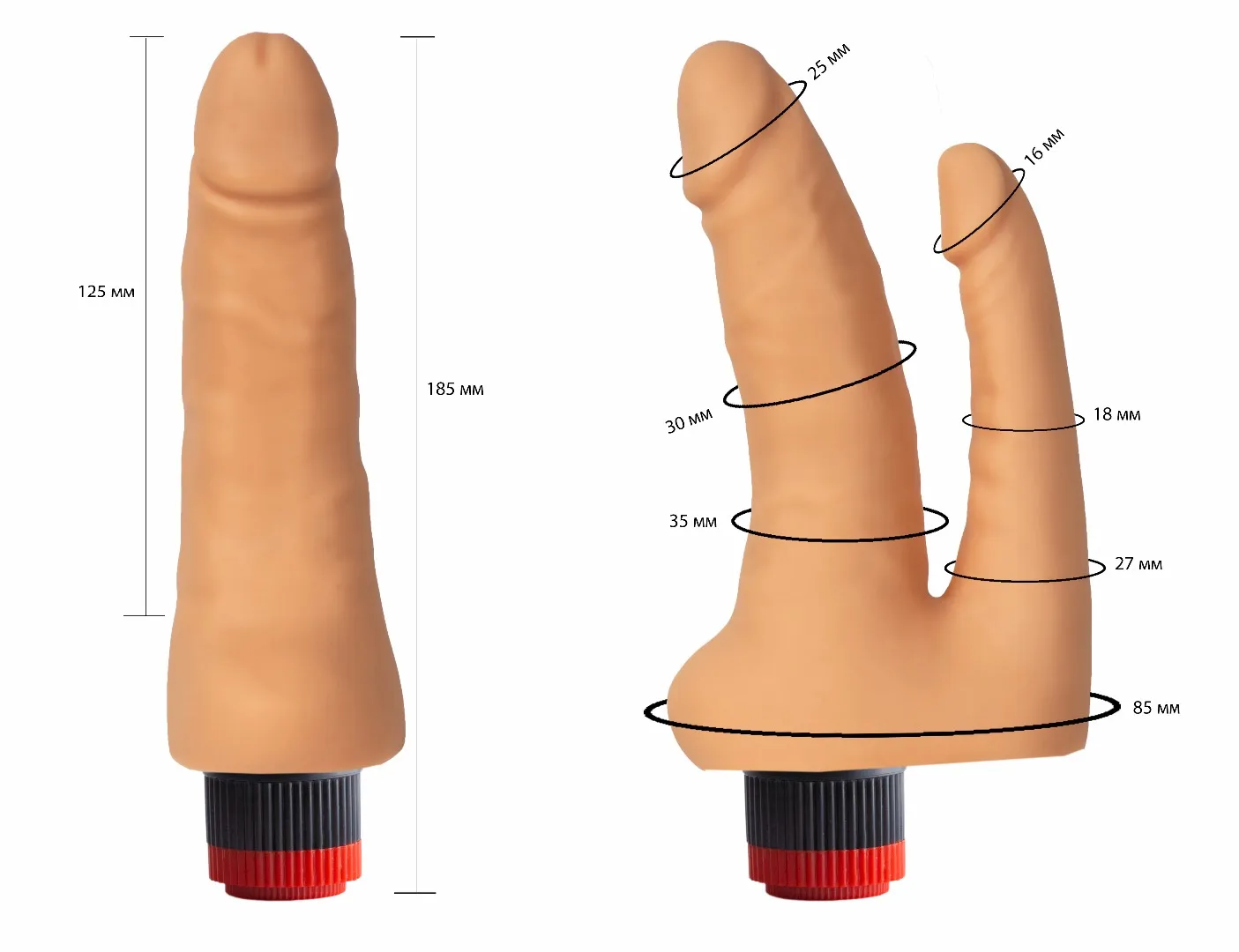 вибратор гелевый двойной 114700ru в Сочи