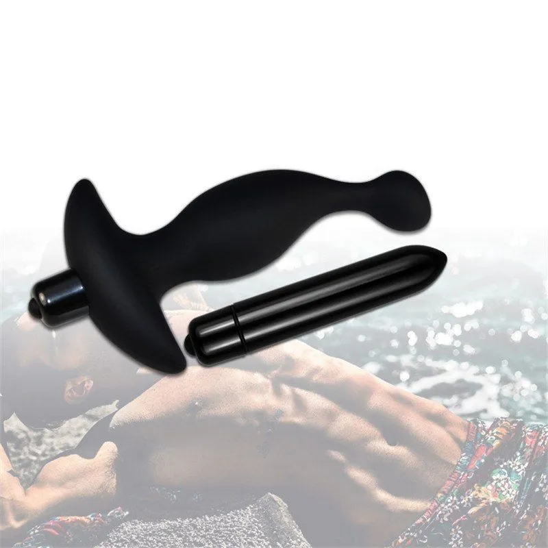 анальная пробка фигурная lovetoy p spot plug, чёрная в Сочи