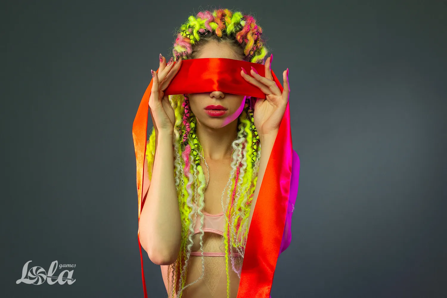 лента party hard wink red 1142-01lola в Сочи