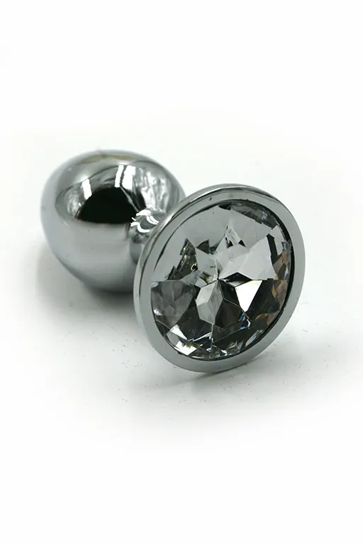 анальная пробка "medium"из аллюминия clear в Сочи