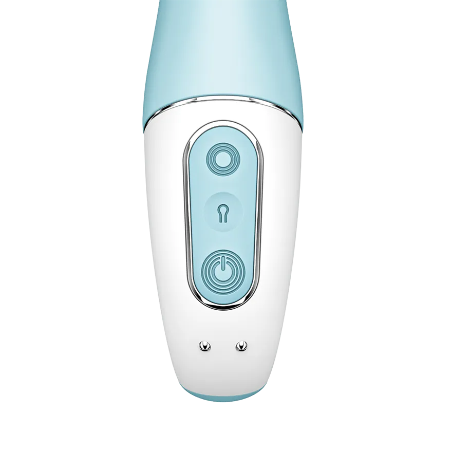 вибратор с функцией расширения satisfyer air pump vibrator 5+ blue 038544sa в Сочи