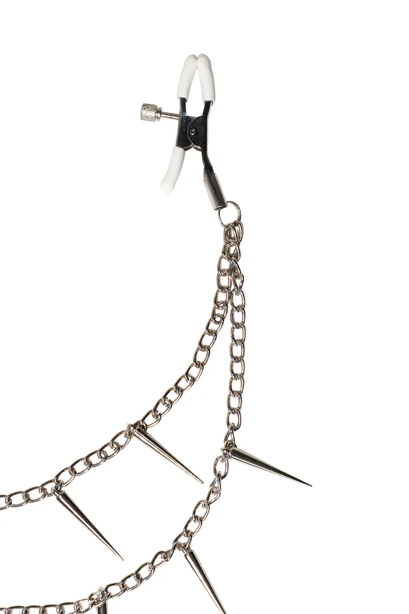 зажимы на cоски party hard spiky 1163-01lola в Сочи