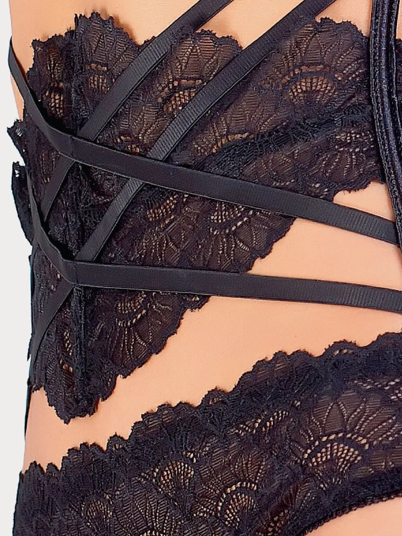 Эротическое комплект istinto di opium, черный в Сочи