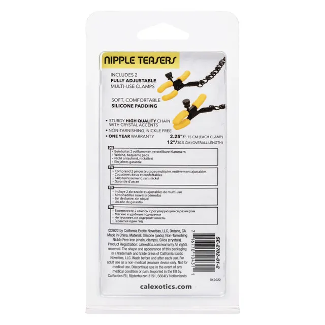 металлические зажимы для сосков с силиконовыми насадками boundless nipple teasers в Сочи