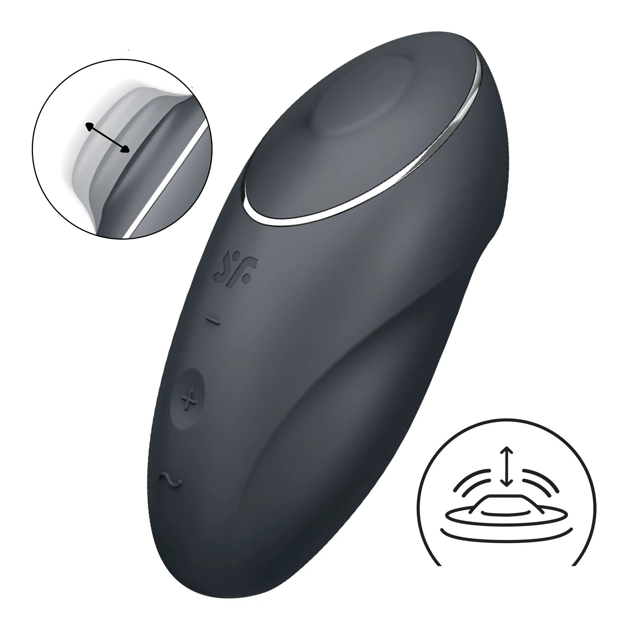 пульсирующий массажер satisfyer tap&climax 1 black 046013sa в Сочи