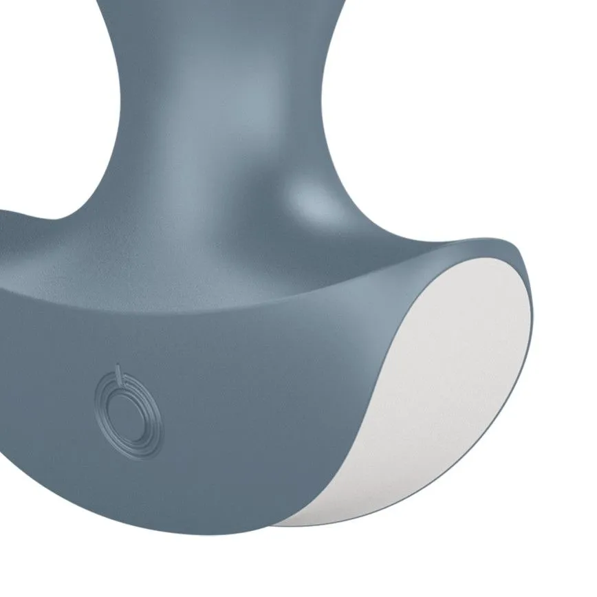 пробка анальная с вибрацией satisfyer lolli plug 2, голубая в Сочи