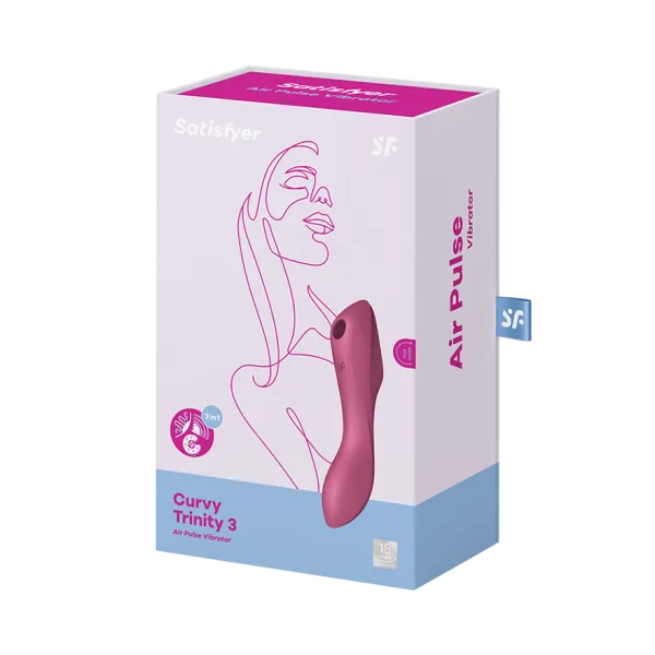вакуумный массажер satisfyer curvy trinity 3 red 036526sa в Сочи