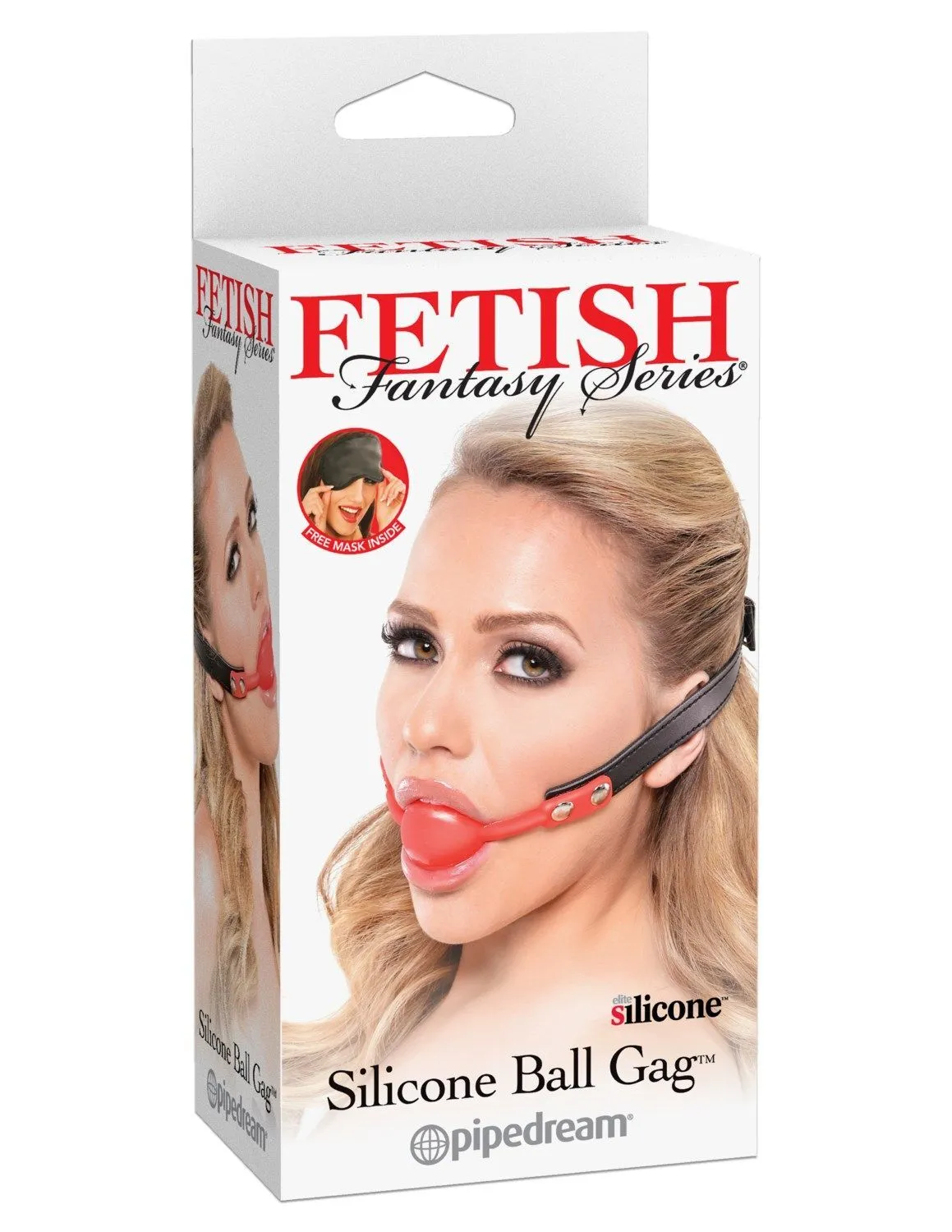 кляп pipedream silicone ball gag, красный в Сочи