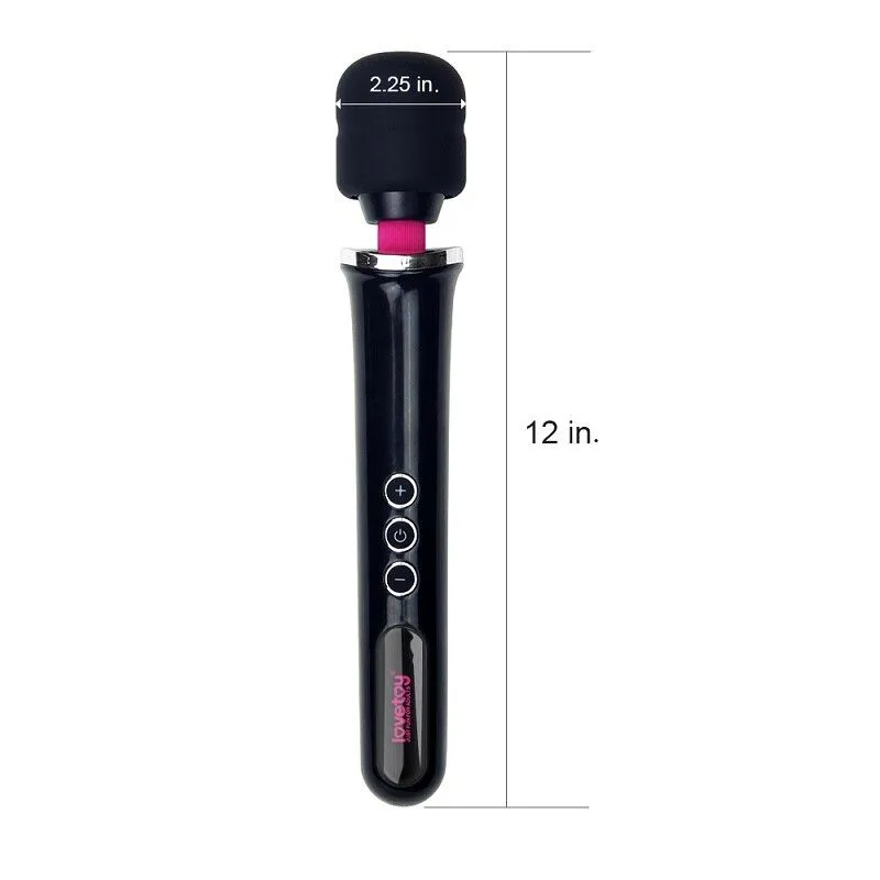 массажер lovetoy training master ultra powerful rechargeable body wand, черный в Сочи