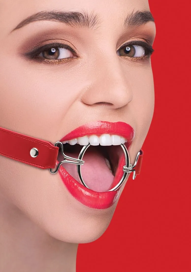 кляп-кольцо ring gag xl, красный в Сочи
