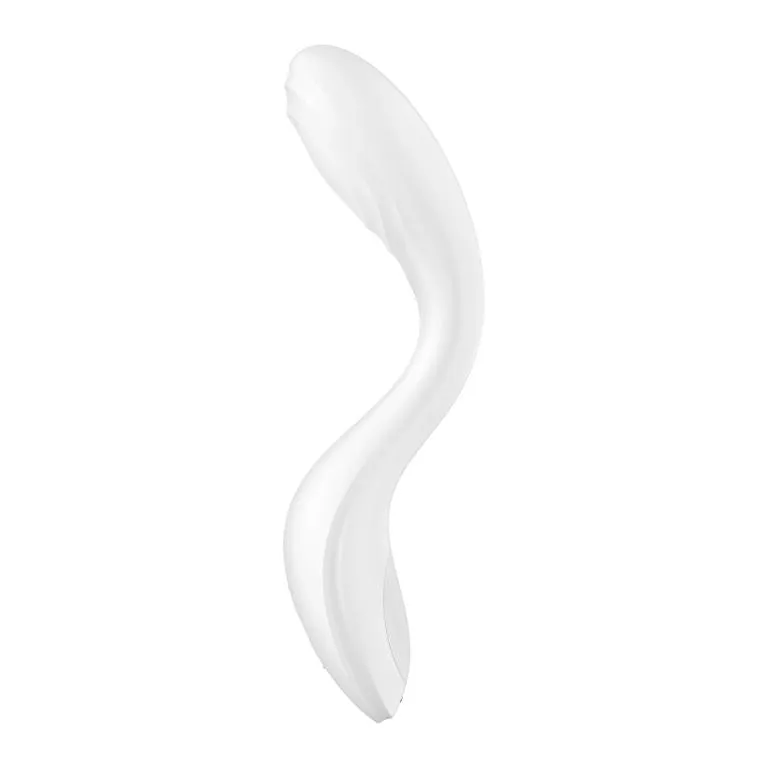 вибромассажер satisfyer rrrolling pleasure с движущимся шариком для стимуляции точки g (белый) в Сочи