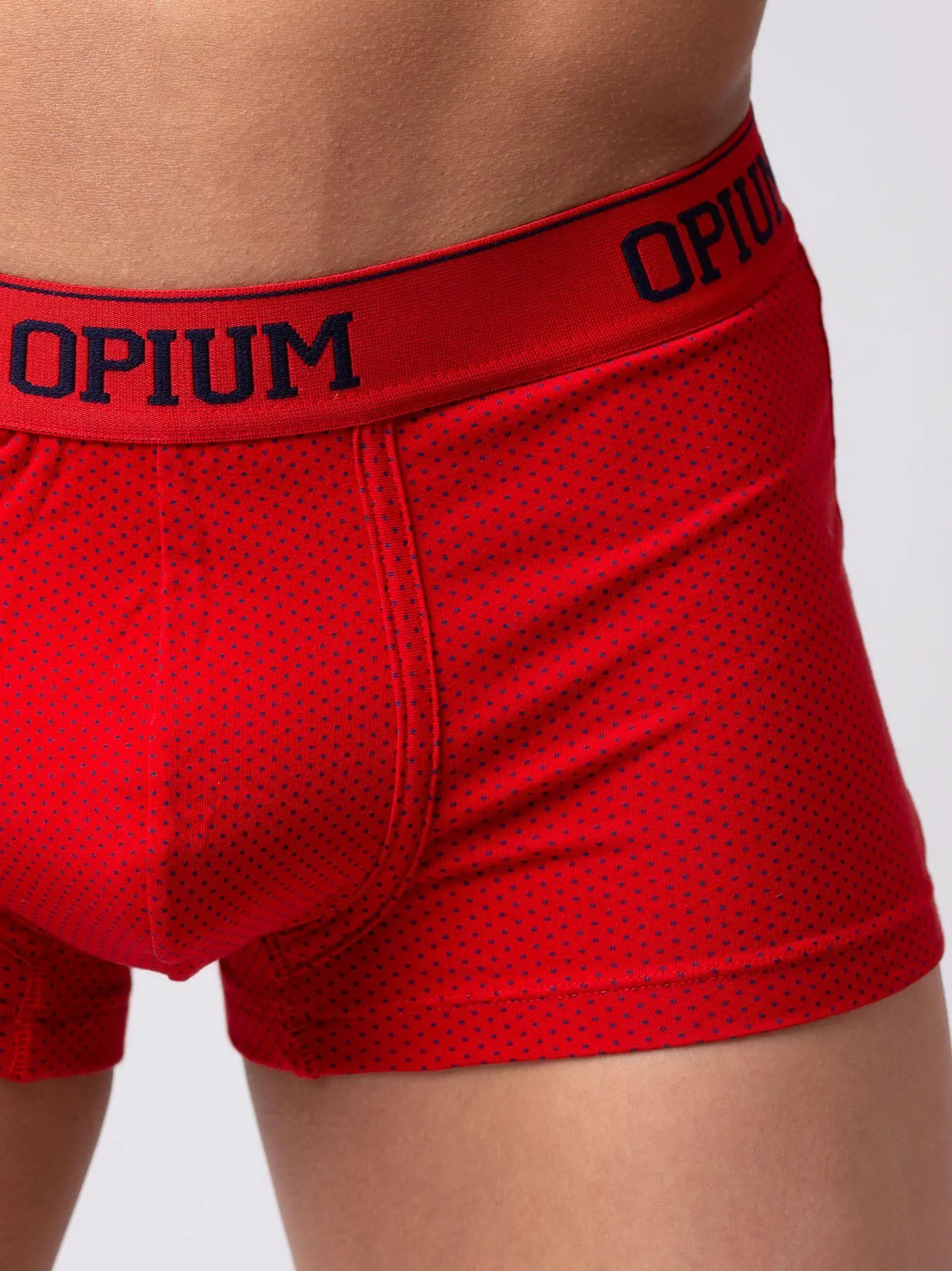 Эротическое трусы мужские боксеры opium r128, красные в Сочи