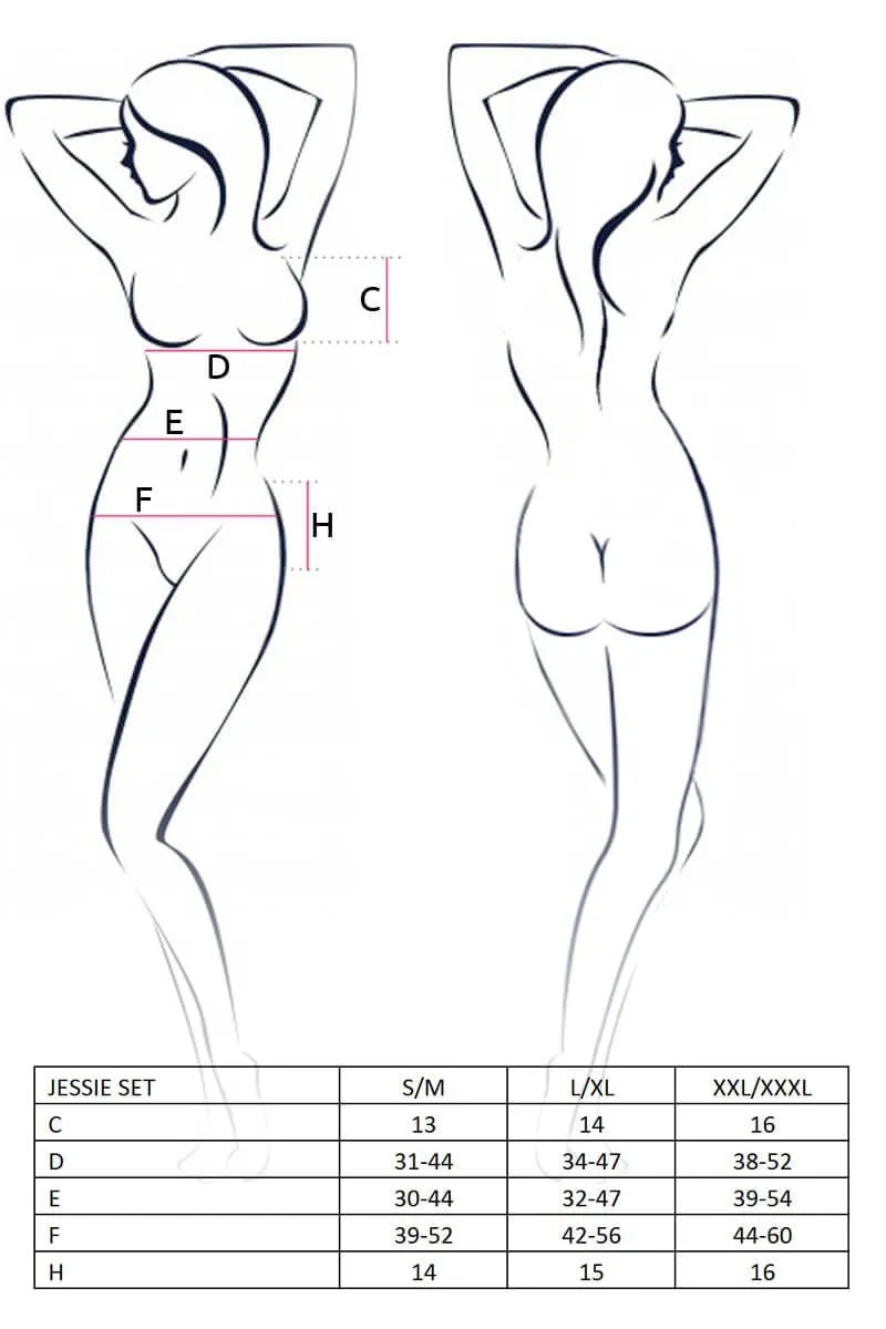Эротическое комплект белья lapin rose jessie черный, s-m в Сочи