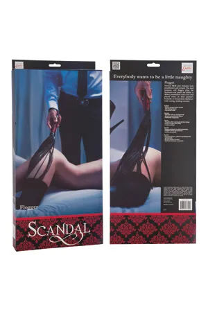 многохвостая гладкая плеть (флогер) scandal flogger в Сочи