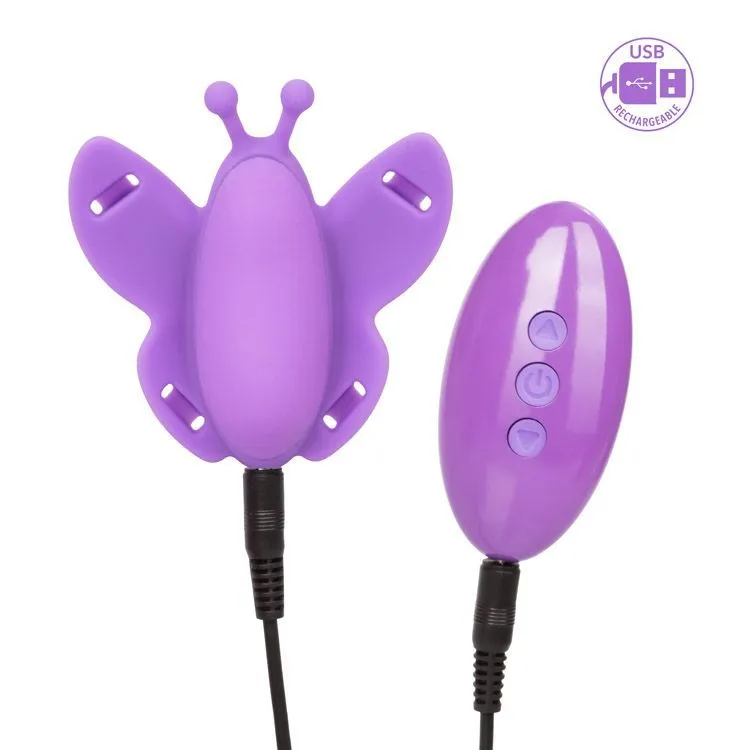 вибробабочка california exotic novelties remote venus butterfly, фиолетовая в Сочи