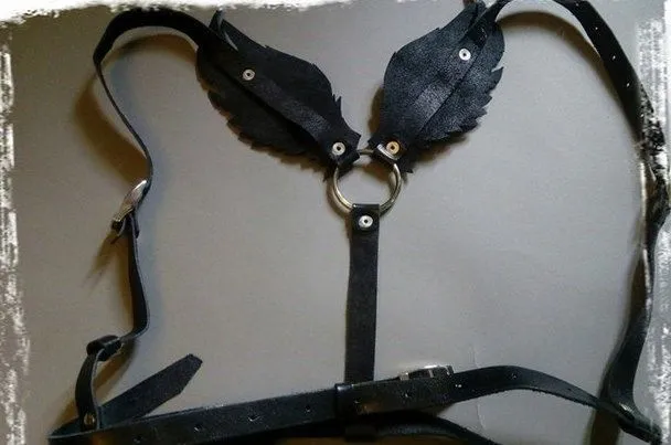 Эротическое бондажный комплект подиум крылья, черный в Сочи
