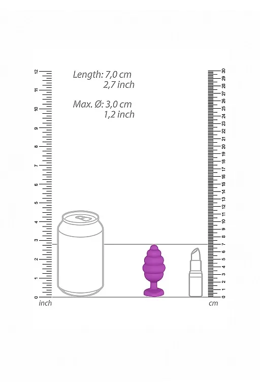 анальная пробка regular ribbed diamond heart plug в Сочи