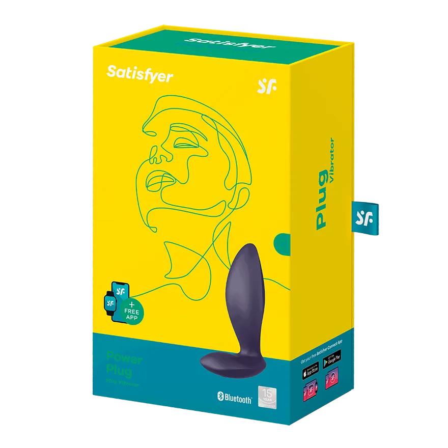 Анальная Пробка с Вибрацией Power Plug violet 003306SA