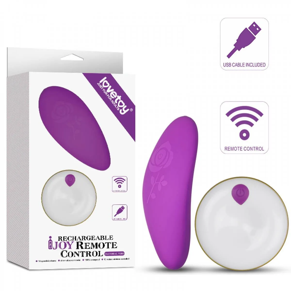 вибратор lovetoy ijoy clitoral vibe, фиолетовый в Сочи