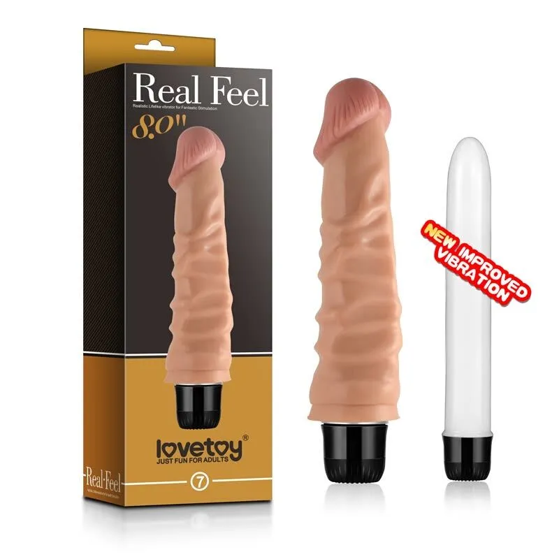 вибратор lovetoy real feel cyberskin, телесный в Сочи