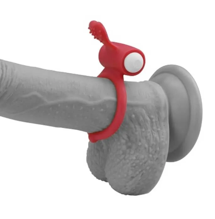 эрекционное виброкольцо lovetoy power heart, красное в Сочи