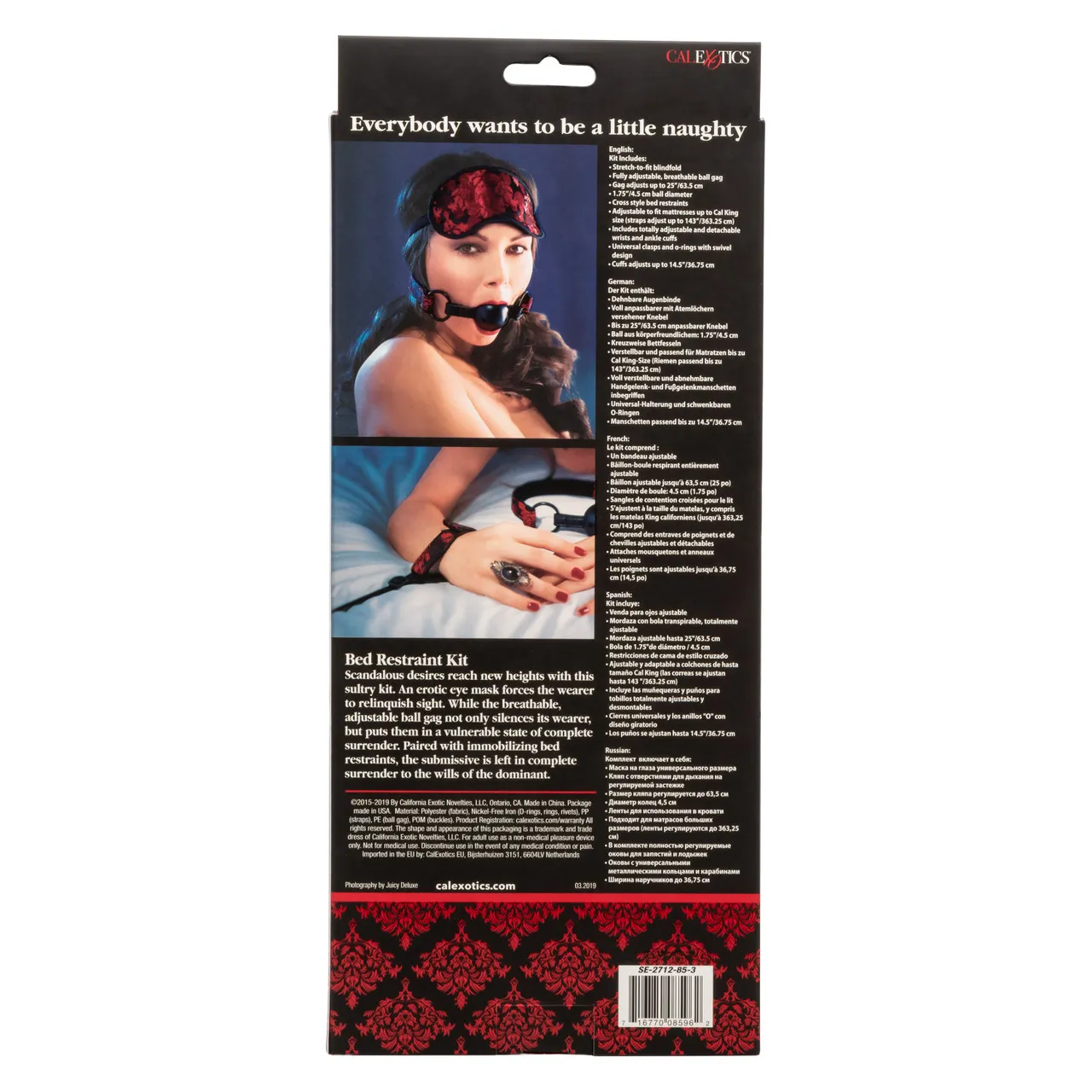 набор для интимных удовольствий scandal® bed restraint kit в Сочи